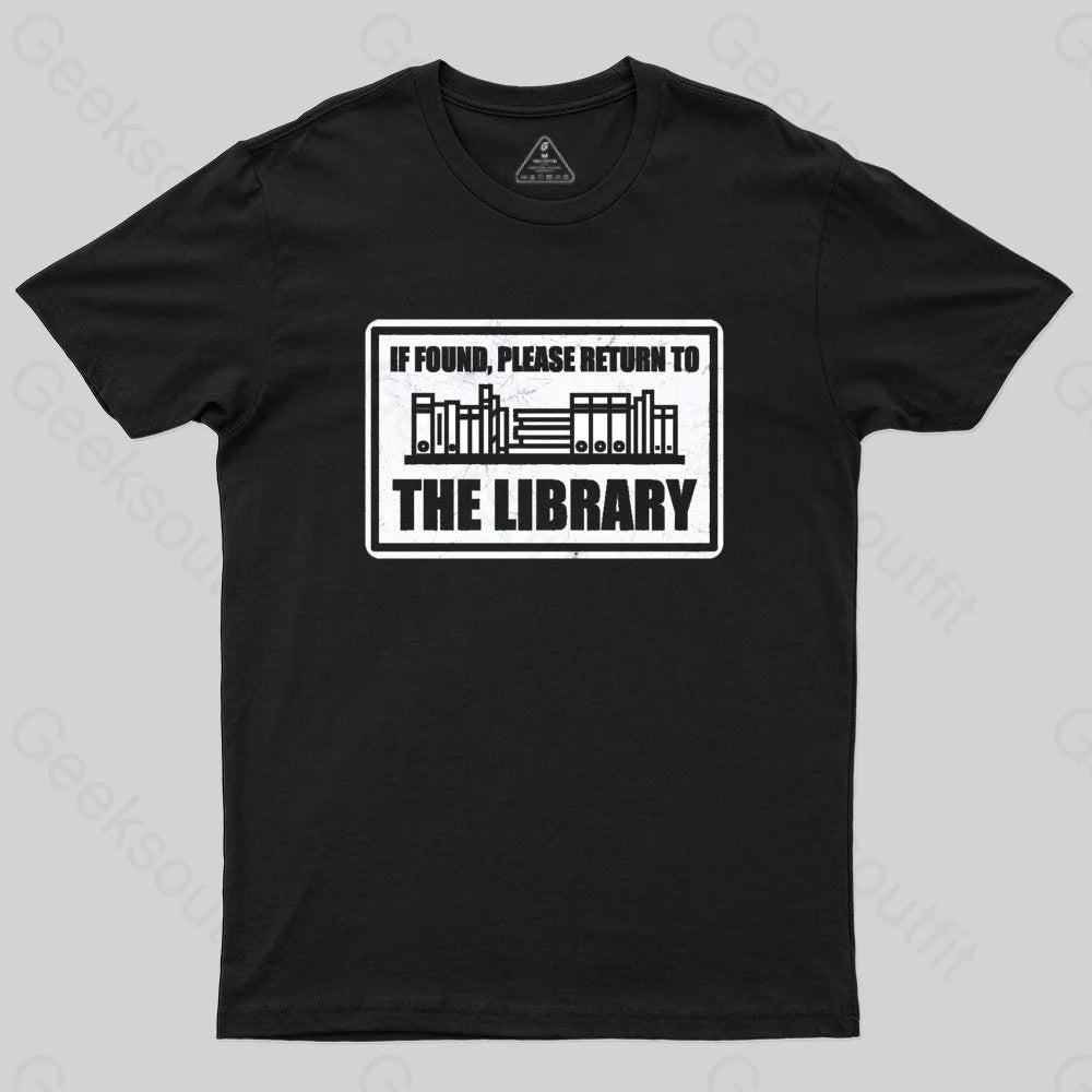 Return to The Library T-shirt - Geeksoutfit
