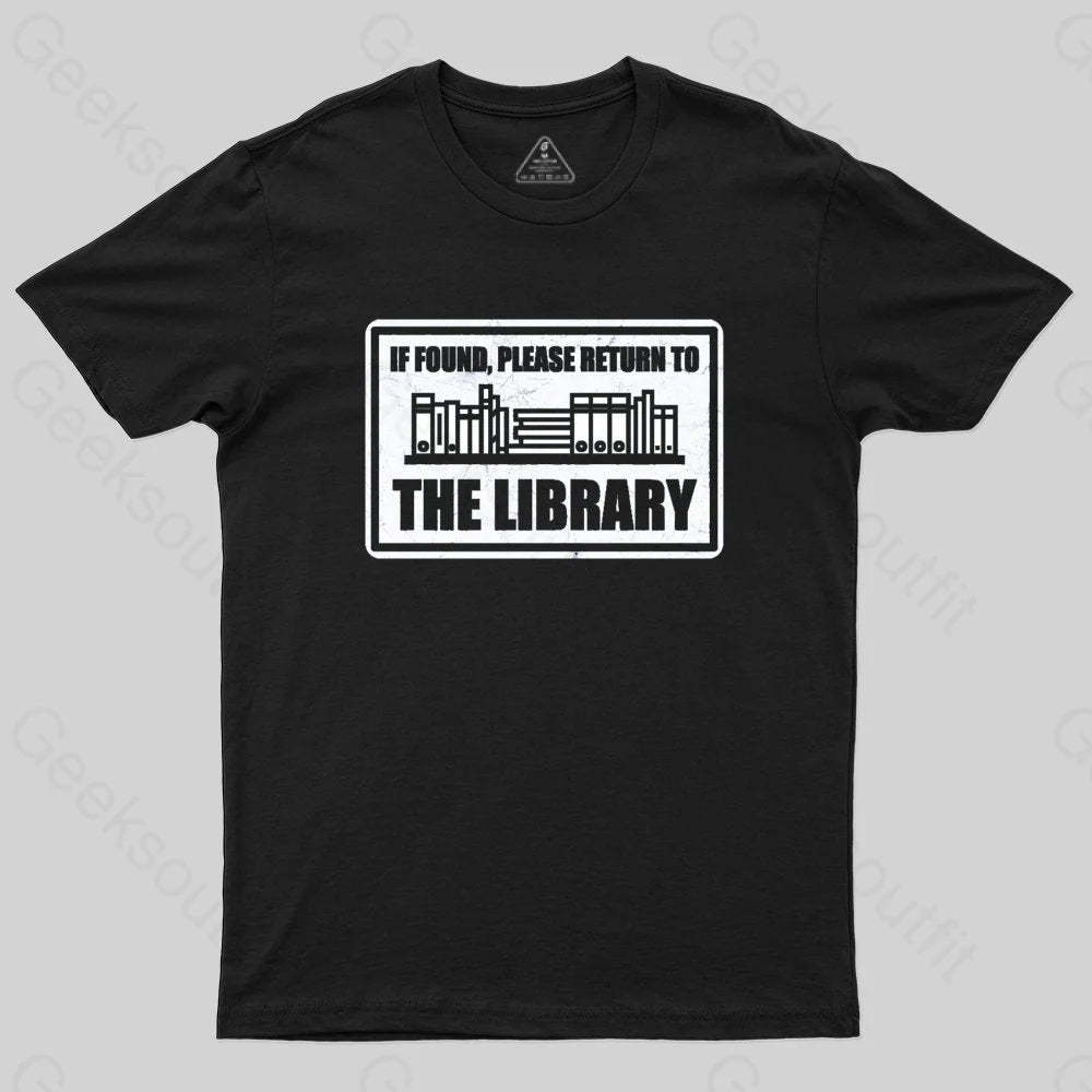 Return to The Library T-shirt - Geeksoutfit