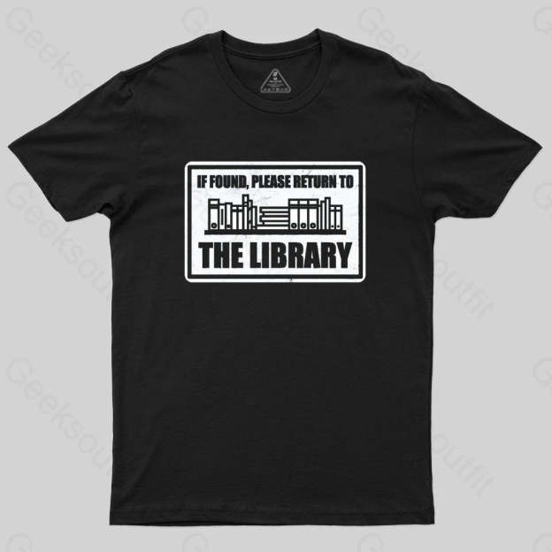 Return to The Library T-shirt - Geeksoutfit