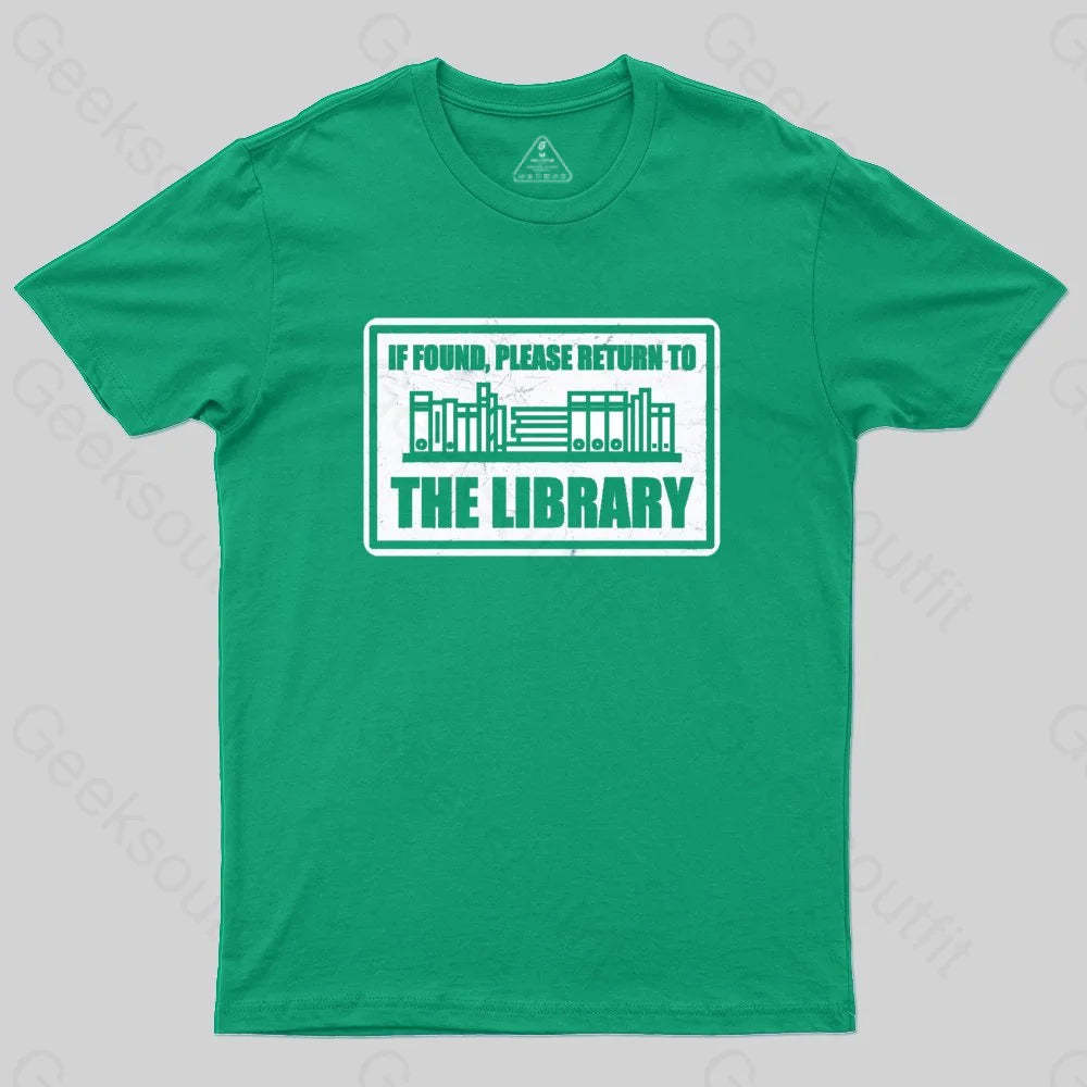 Return to The Library T-shirt - Geeksoutfit