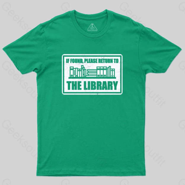 Return to The Library T-shirt - Geeksoutfit
