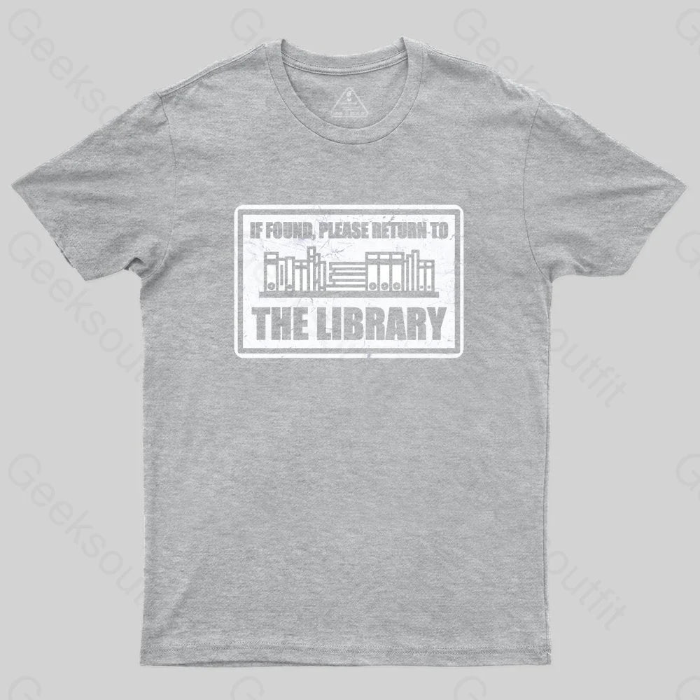 Return to The Library T-shirt - Geeksoutfit