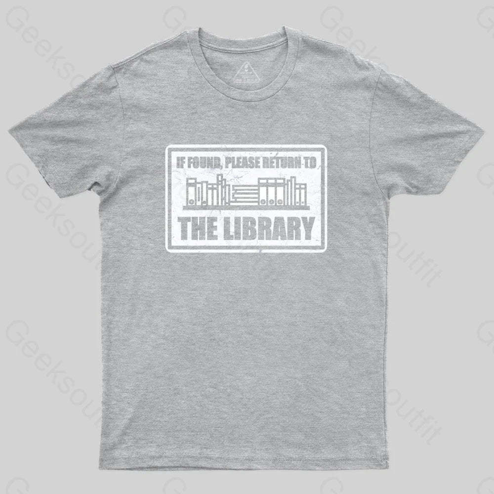 Return to The Library T-shirt - Geeksoutfit