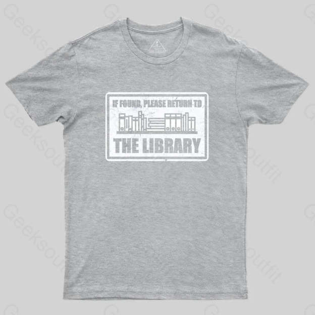 Return to The Library T-shirt - Geeksoutfit