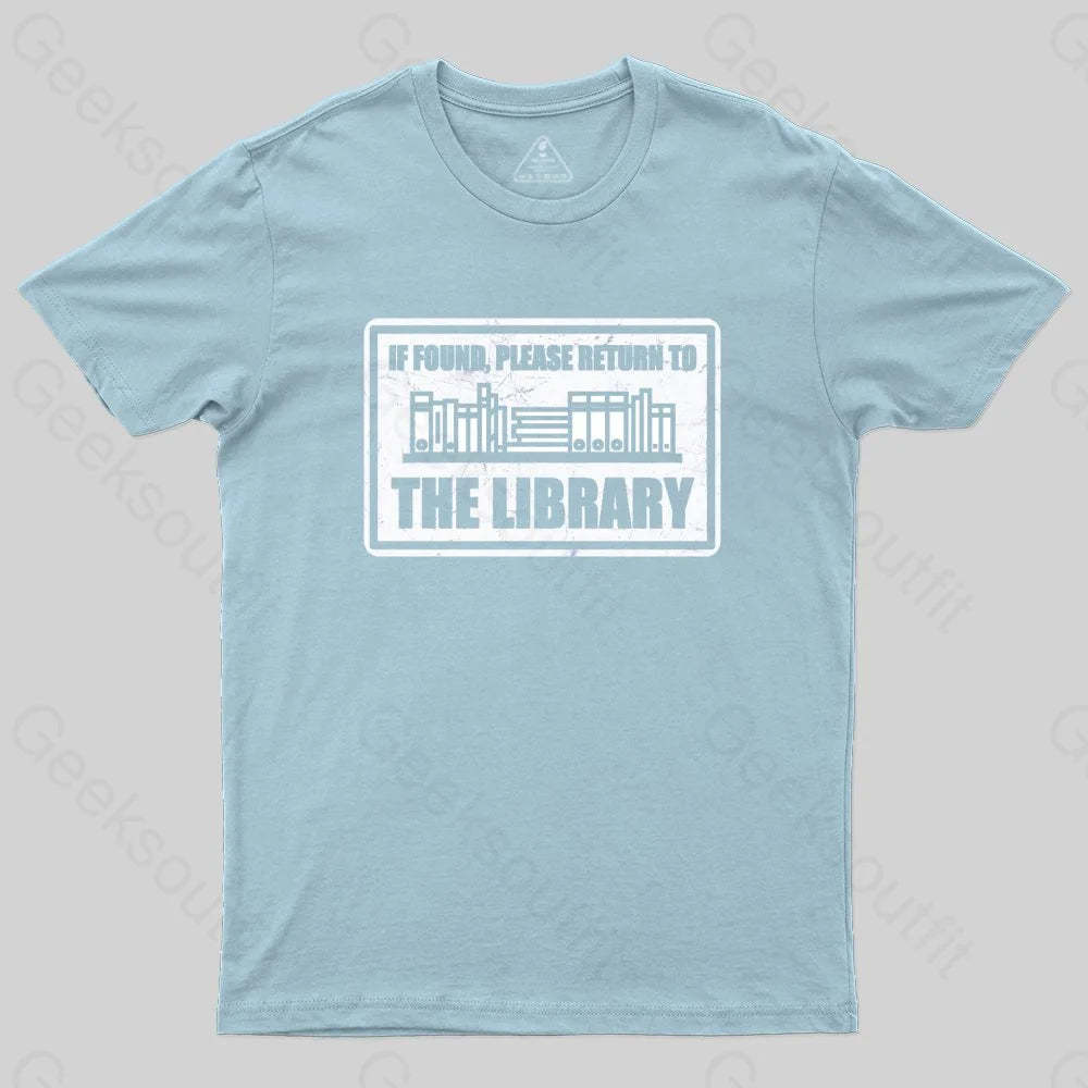 Return to The Library T-shirt - Geeksoutfit