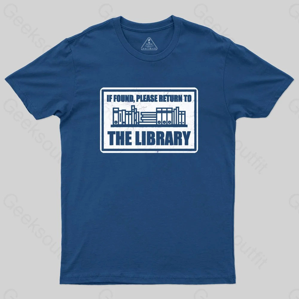 Return to The Library T-shirt - Geeksoutfit