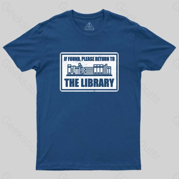 Return to The Library T-shirt - Geeksoutfit
