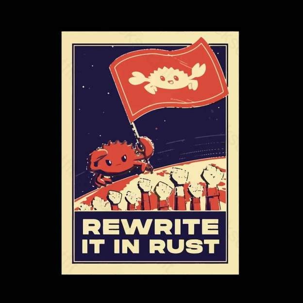 Rewrite It In Rust Nerd T-Shirt