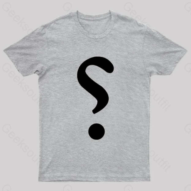Rhetorical Question Nerd T-Shirt Grey / S
