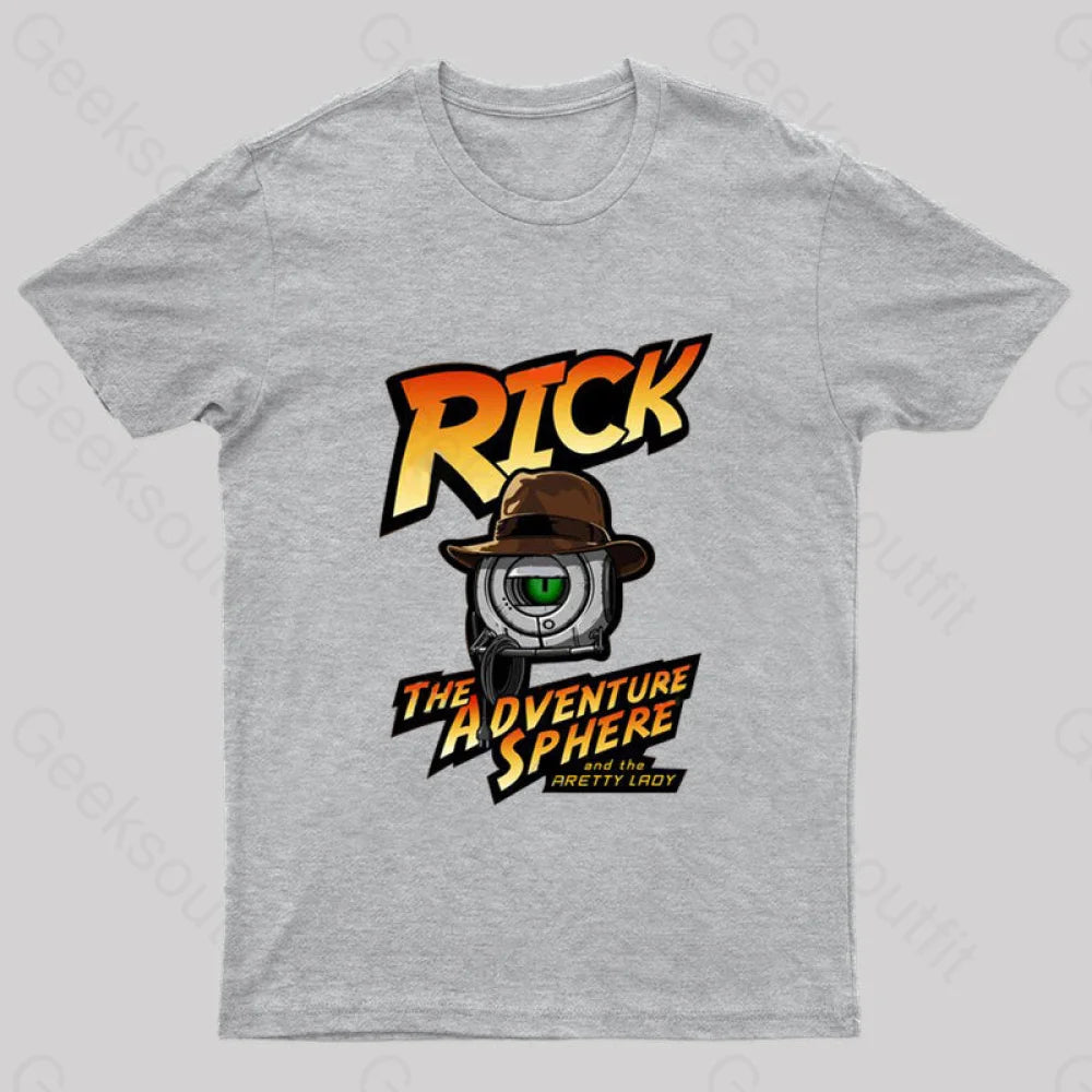 Rick The Adventure Sphere Nerd T-Shirt Grey / S