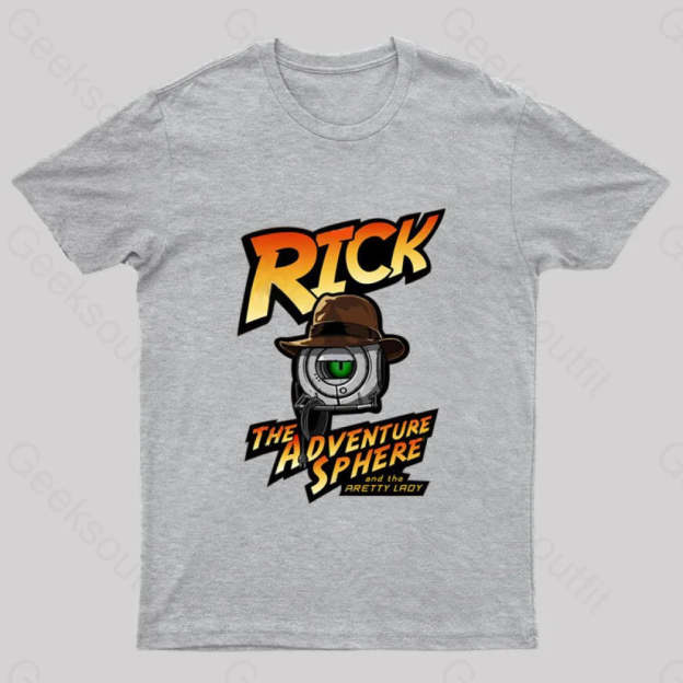Rick The Adventure Sphere Nerd T-Shirt Grey / S