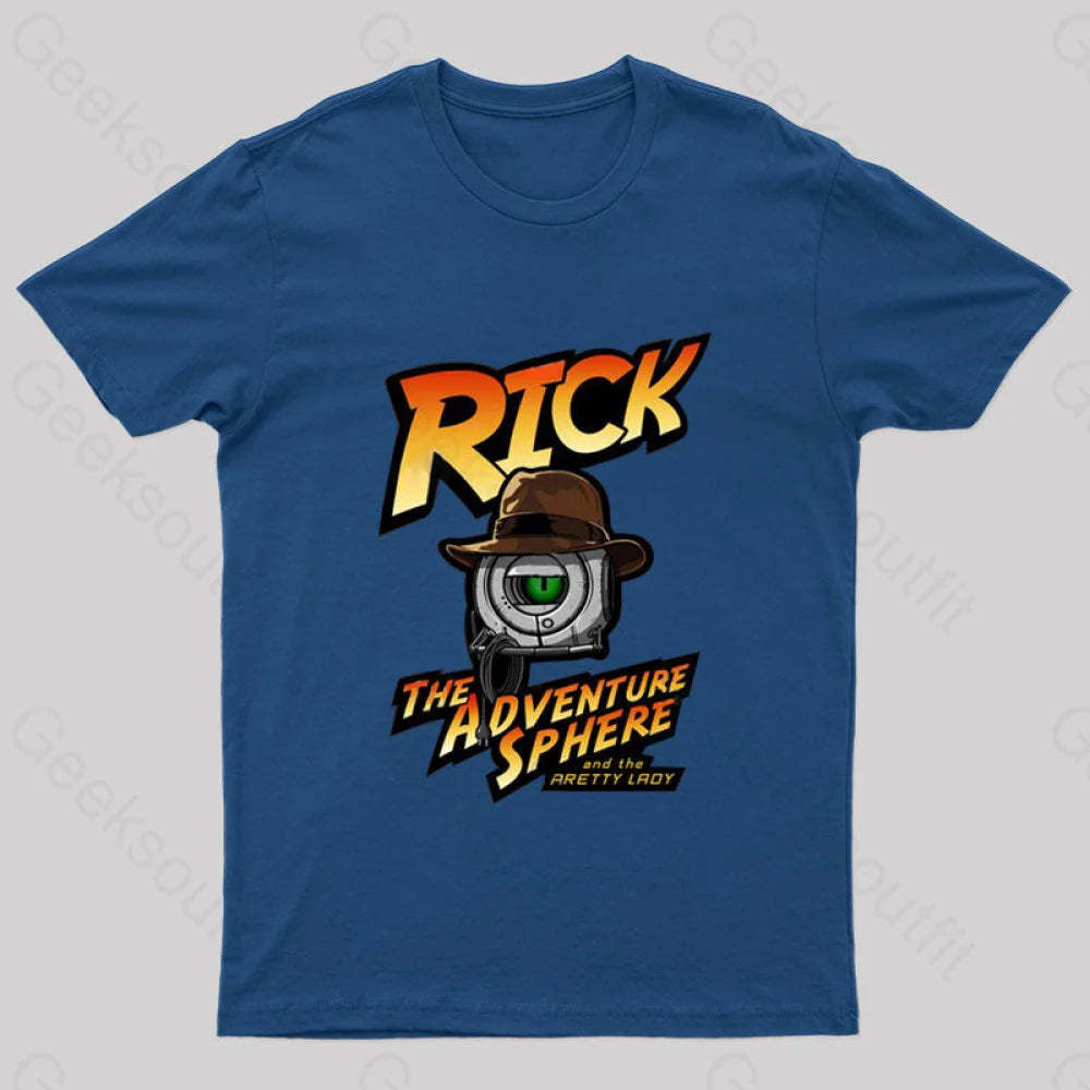 Rick The Adventure Sphere Nerd T-Shirt Navy / S