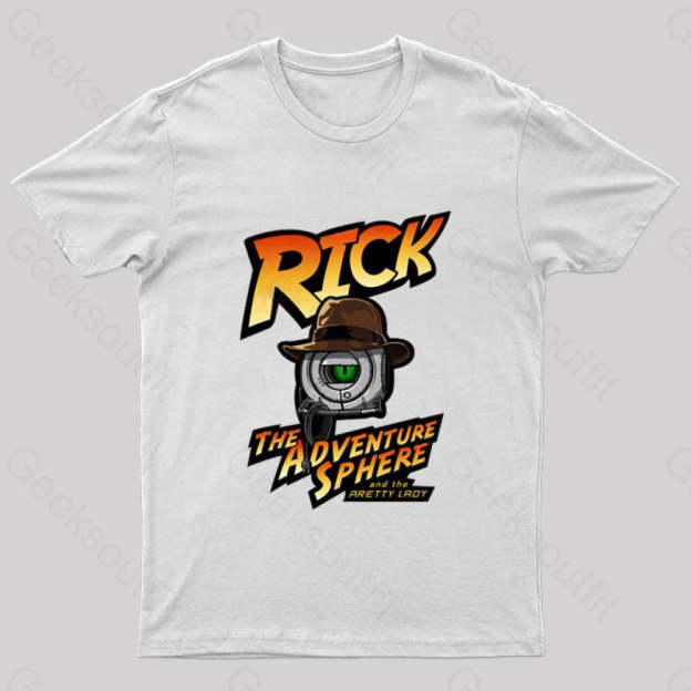 Rick The Adventure Sphere Nerd T-Shirt White / S