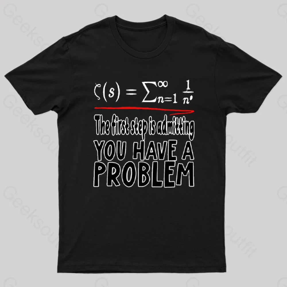 Riemann Hypothesis Essential T-Shirt Black / S