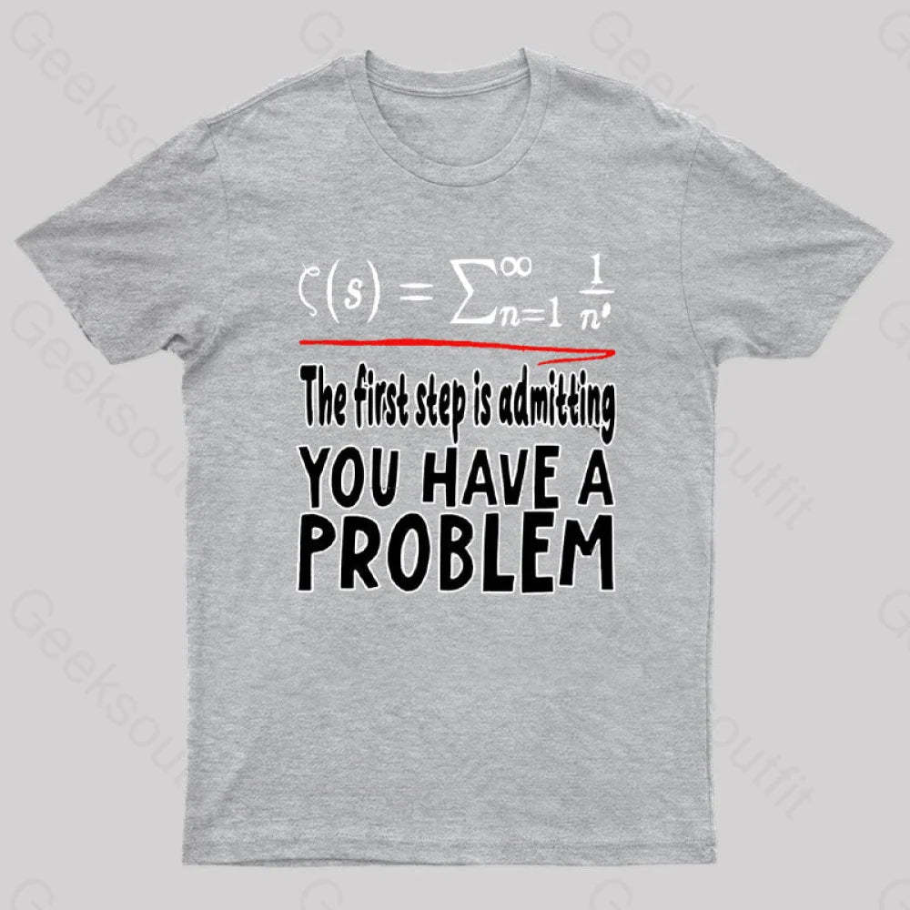 Riemann Hypothesis Essential T-Shirt Grey / S