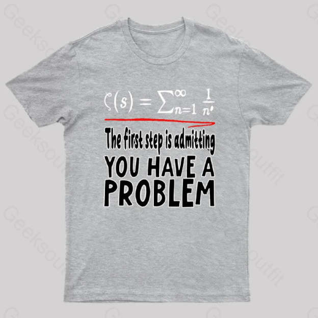 Riemann Hypothesis Essential T-Shirt Grey / S