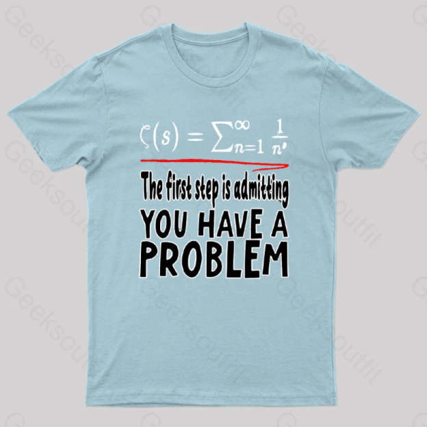 Riemann Hypothesis Essential T-Shirt Light Blue / S
