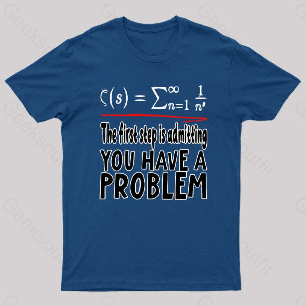 Riemann Hypothesis Essential T-Shirt Navy / S