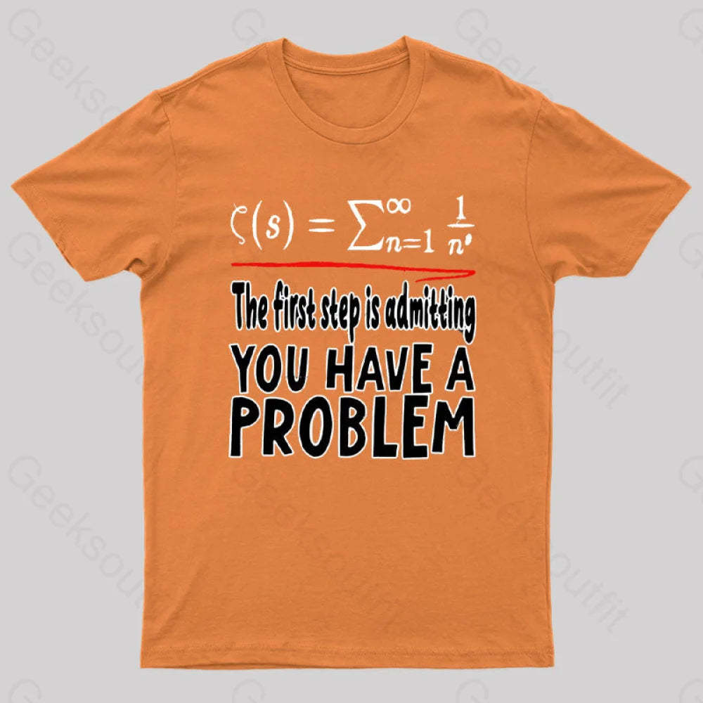 Riemann Hypothesis Essential T-Shirt Orange / S