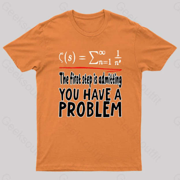 Riemann Hypothesis Essential T-Shirt Orange / S