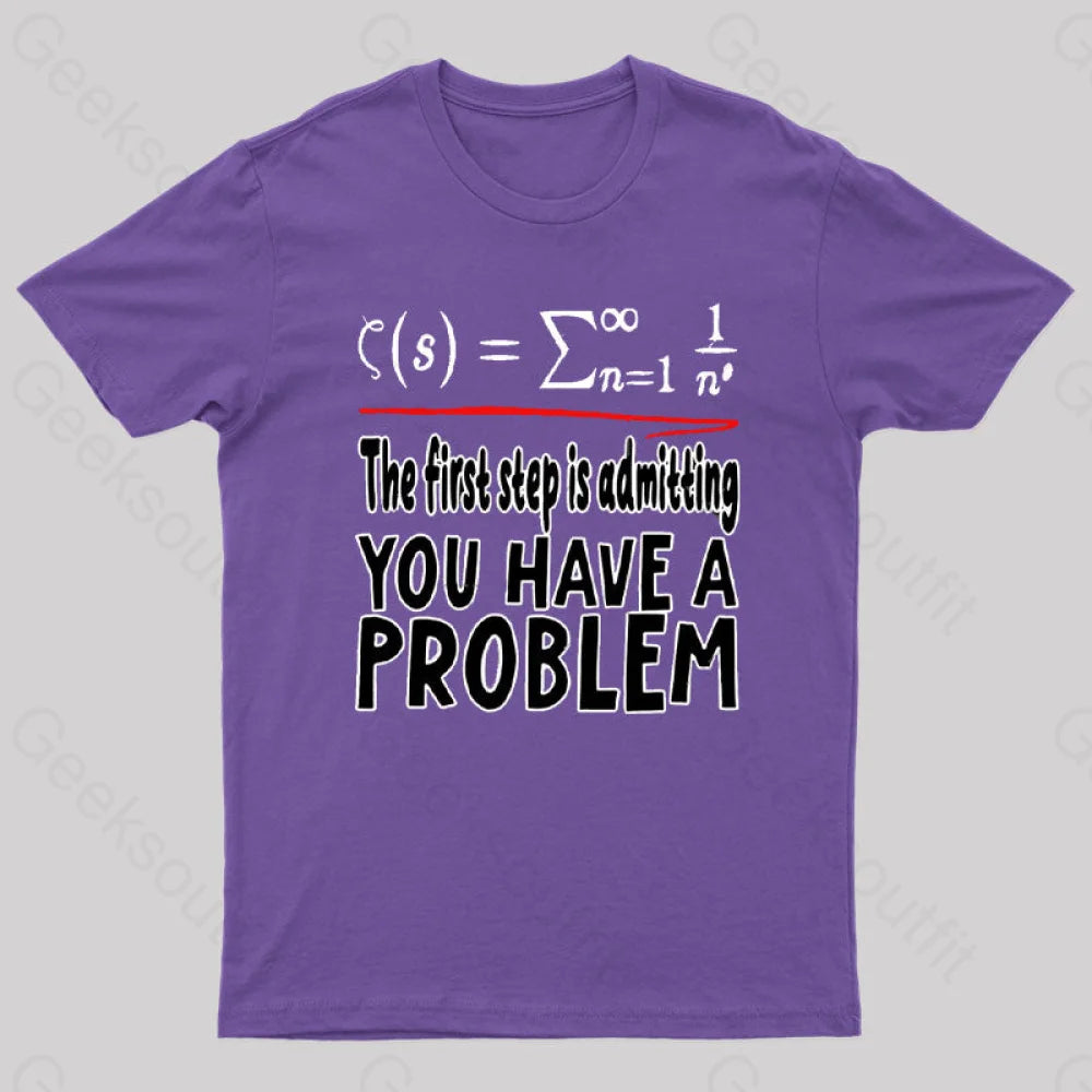 Riemann Hypothesis Essential T-Shirt Purple / S