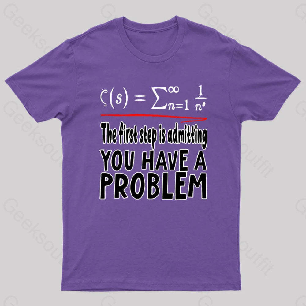 Riemann Hypothesis Essential T-Shirt Purple / S