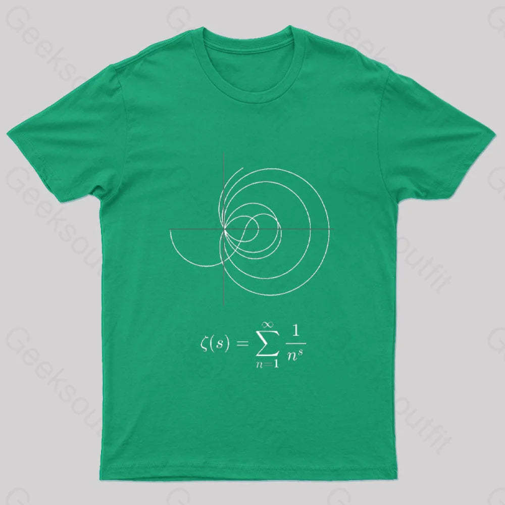 Riemann Mathematical T-Shirt Green / S