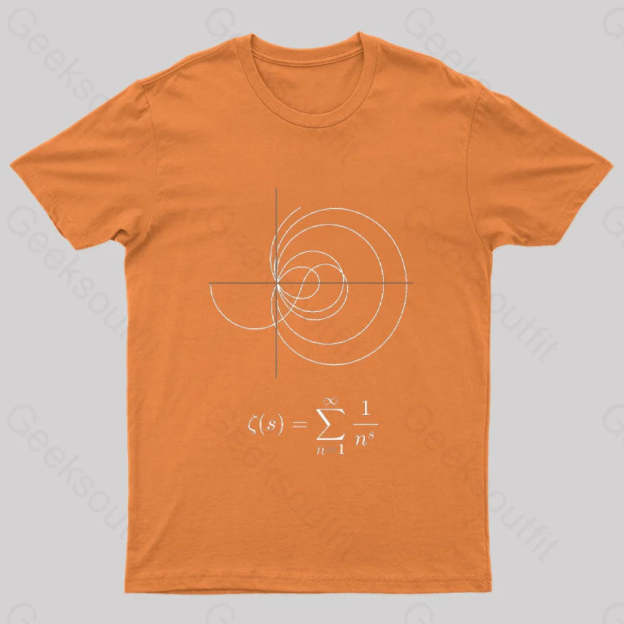 Riemann Mathematical T-Shirt Orange / S