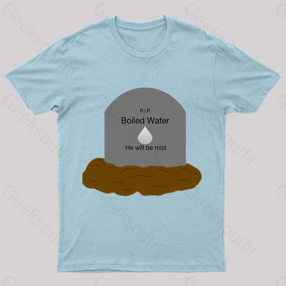 Rip Boiled Water Nerd T-Shirt Light Blue / S
