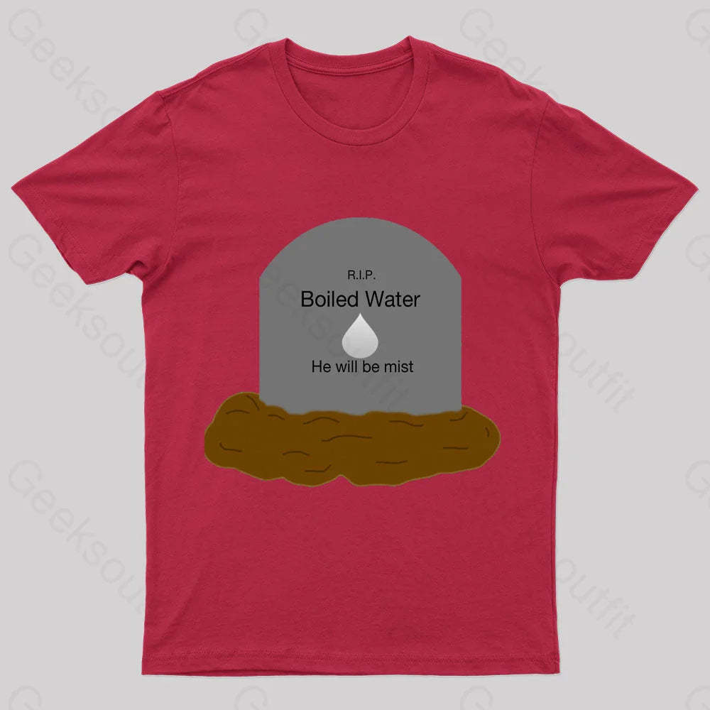 Rip Boiled Water Nerd T-Shirt Red / S