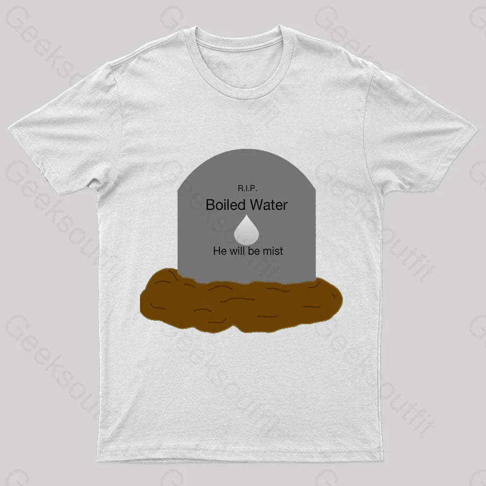 Rip Boiled Water Nerd T-Shirt White / S