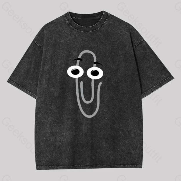 Rip Clippy Washed T-Shirt Black / S