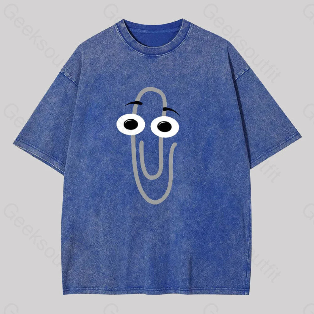Rip Clippy Washed T-Shirt Navy / S