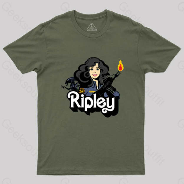 Ripley Geek T-Shirt Army Green / S