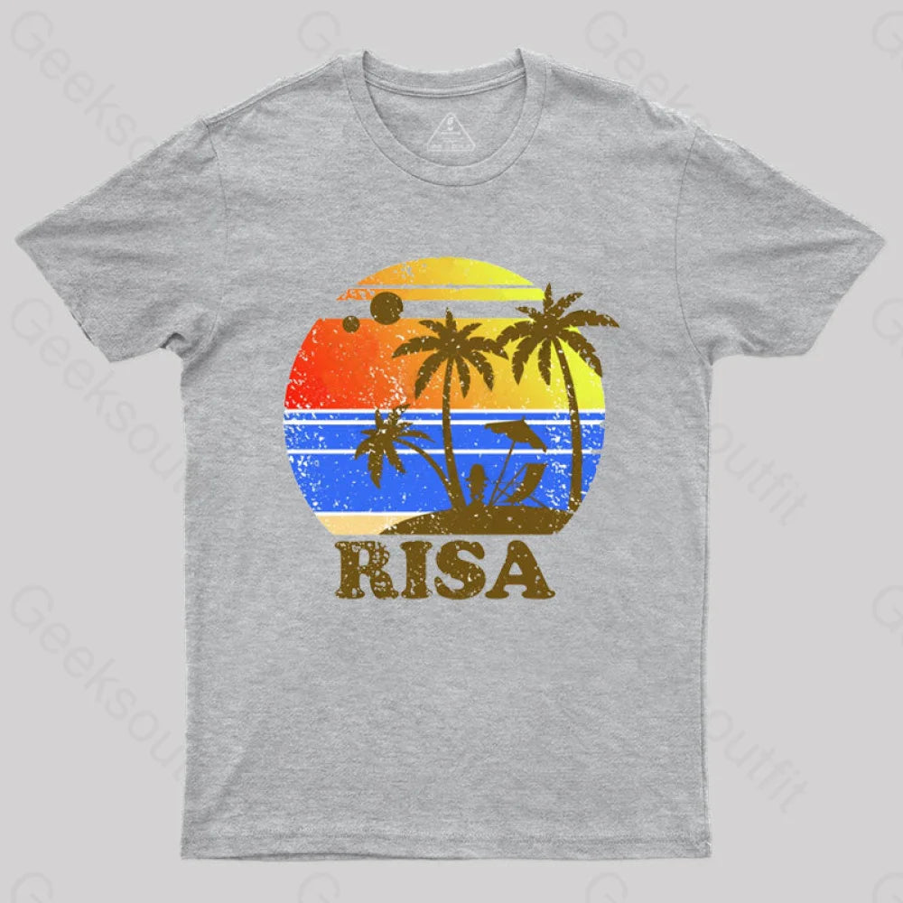 Risa Retro 2 T-Shirt Grey / S