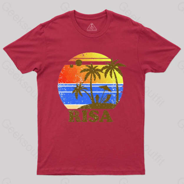 Risa Retro 2 T-Shirt Red / S