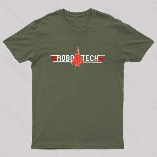 Robo Tech Vintage T-Shirt Army Green / S