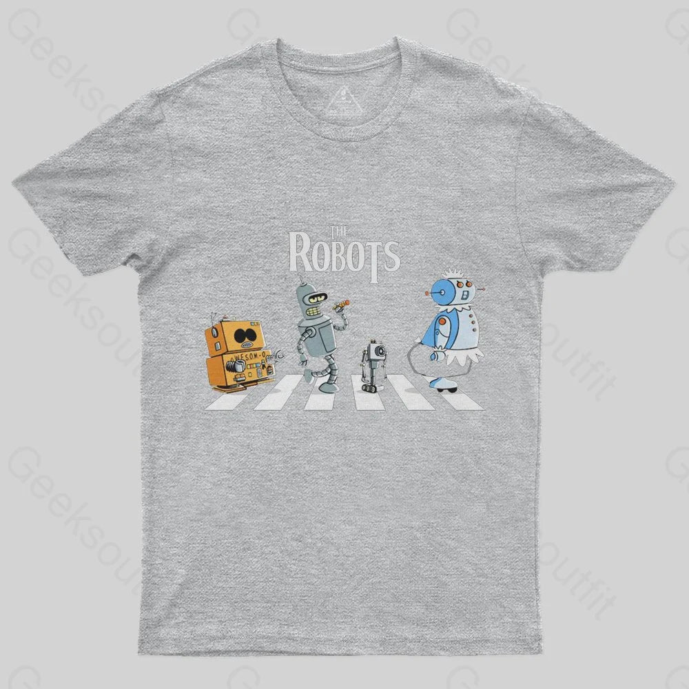 Robot Road T-Shirt - Geeksoutfit