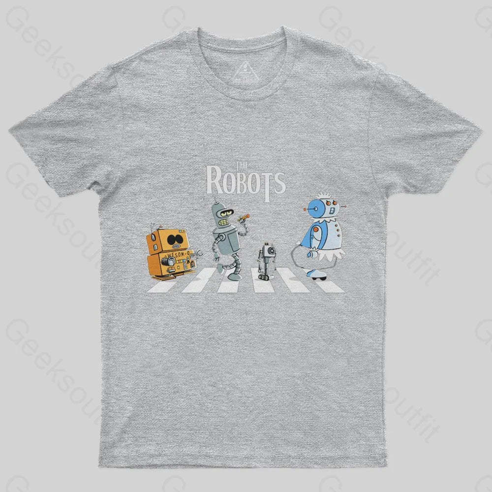 Robot Road T-Shirt - Geeksoutfit