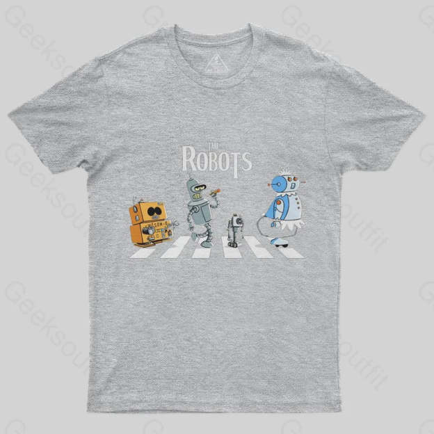 Robot Road T-Shirt - Geeksoutfit