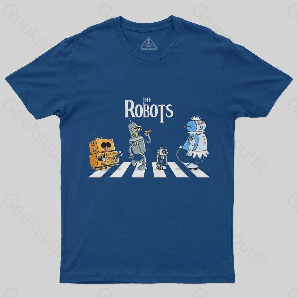 Robot Road T-Shirt - Geeksoutfit