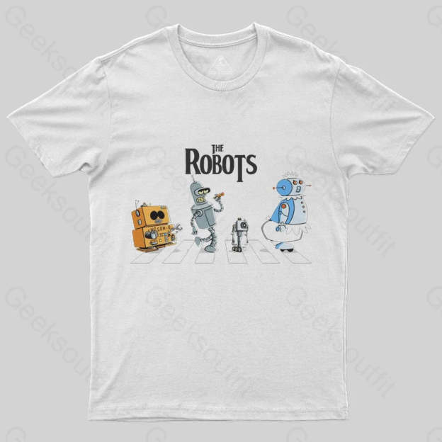 Robot Road T-Shirt - Geeksoutfit