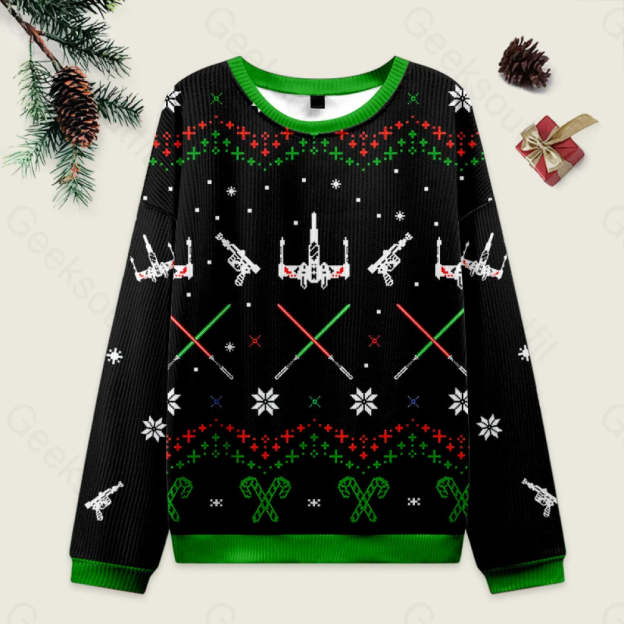 Rogue Black Ugly Christmas Sweater Men??s Style-S