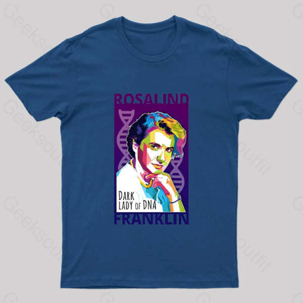Rosalind Franklin Geek T-Shirt Navy / S