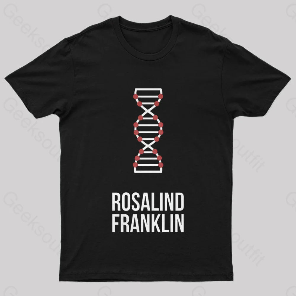 Rosalind Franklin Nerd T-Shirt Black / S