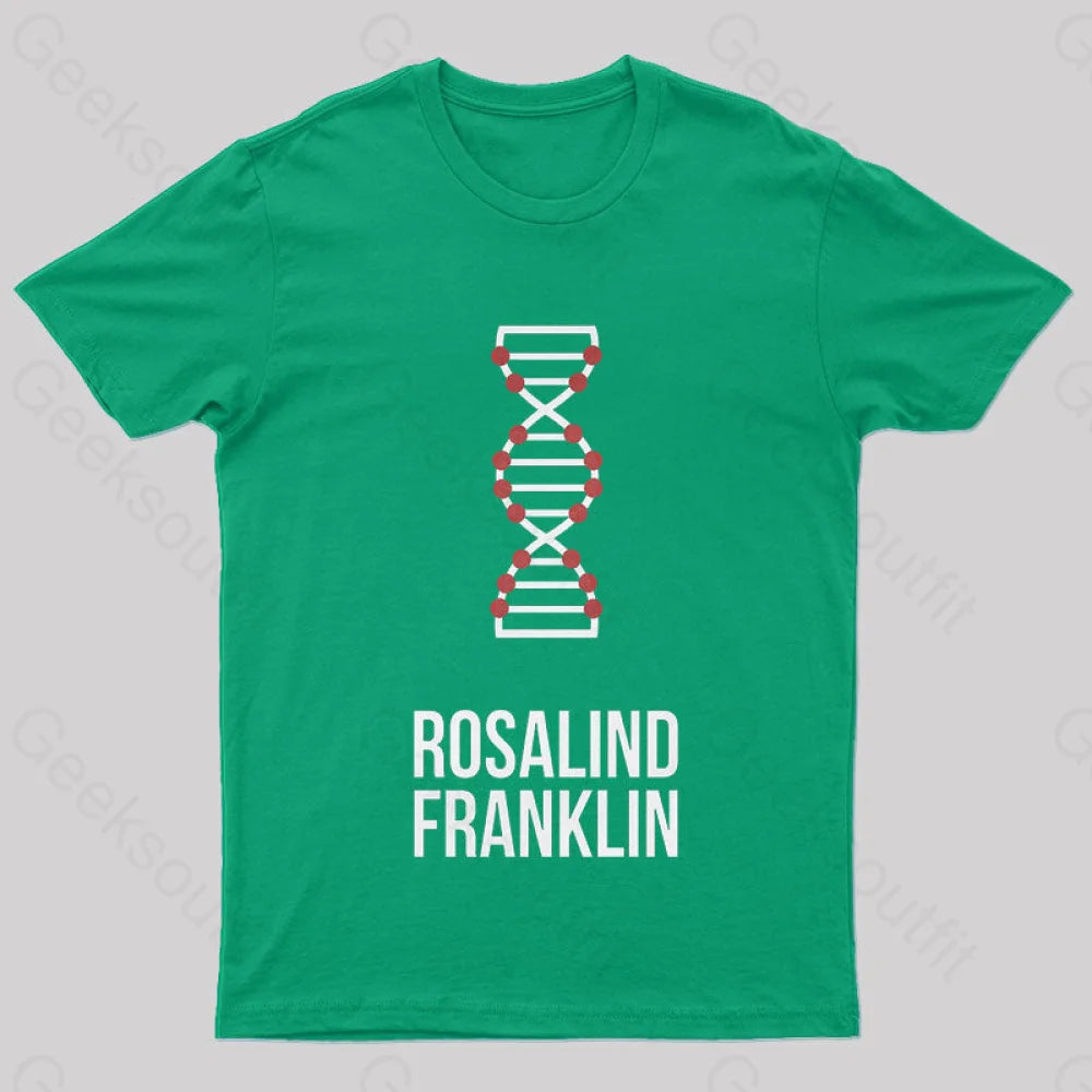 Rosalind Franklin Nerd T-Shirt Green / S
