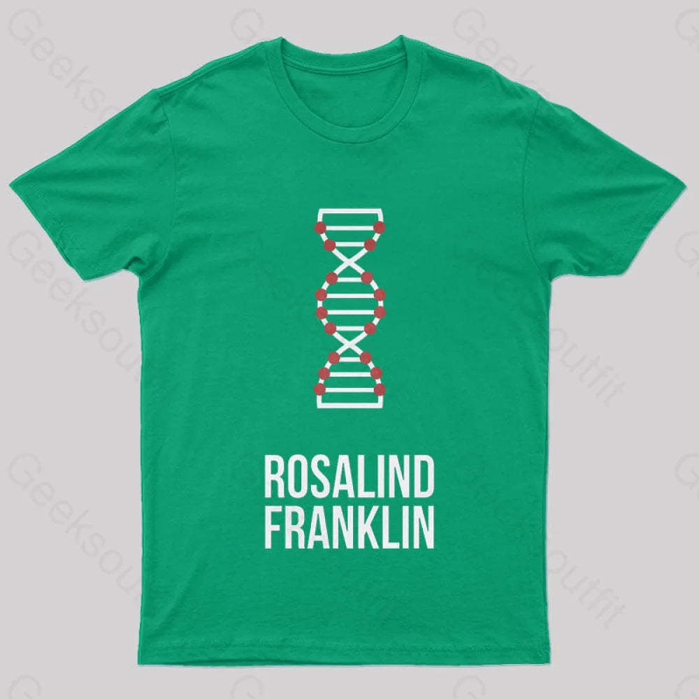Rosalind Franklin Nerd T-Shirt Green / S