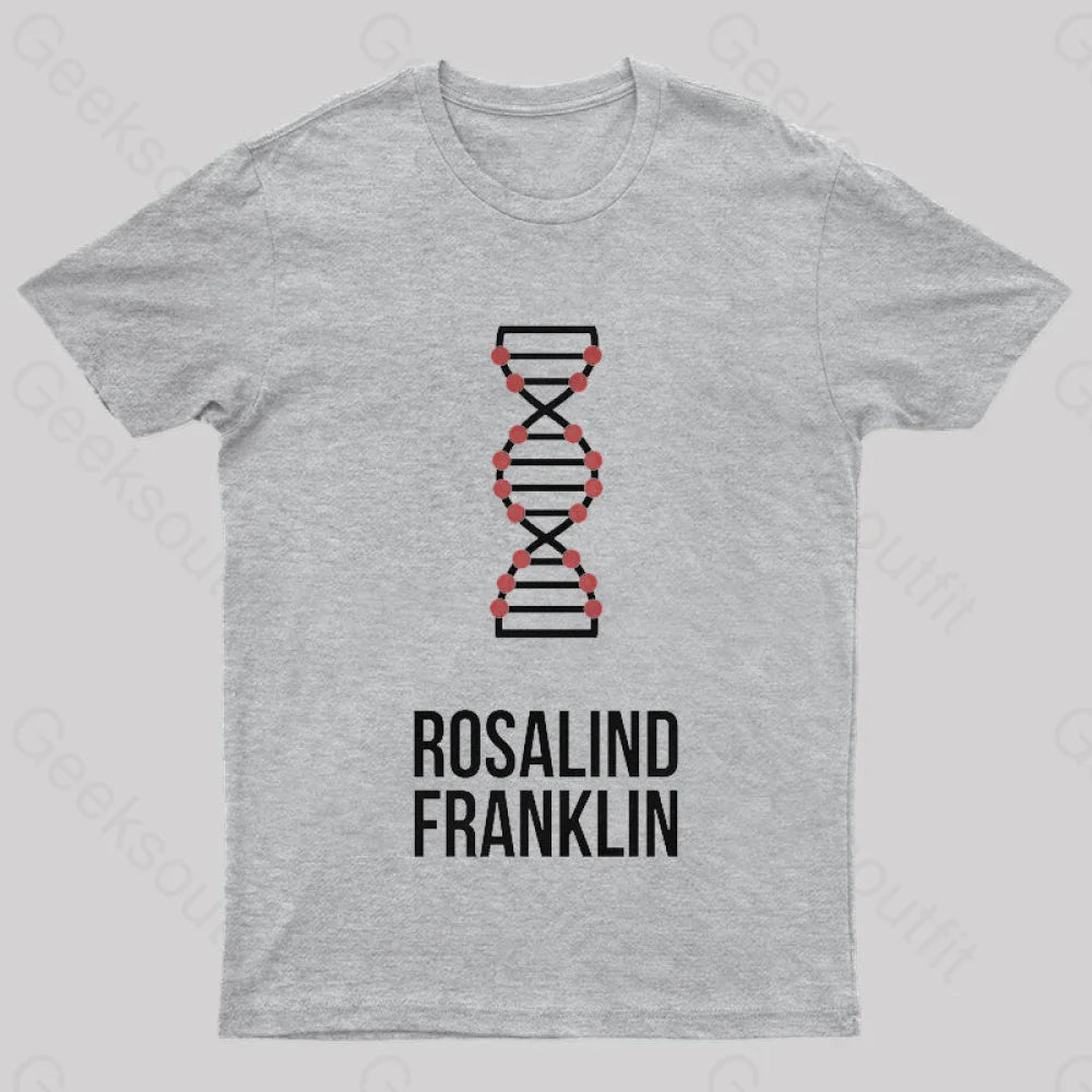 Rosalind Franklin Nerd T-Shirt Grey / S