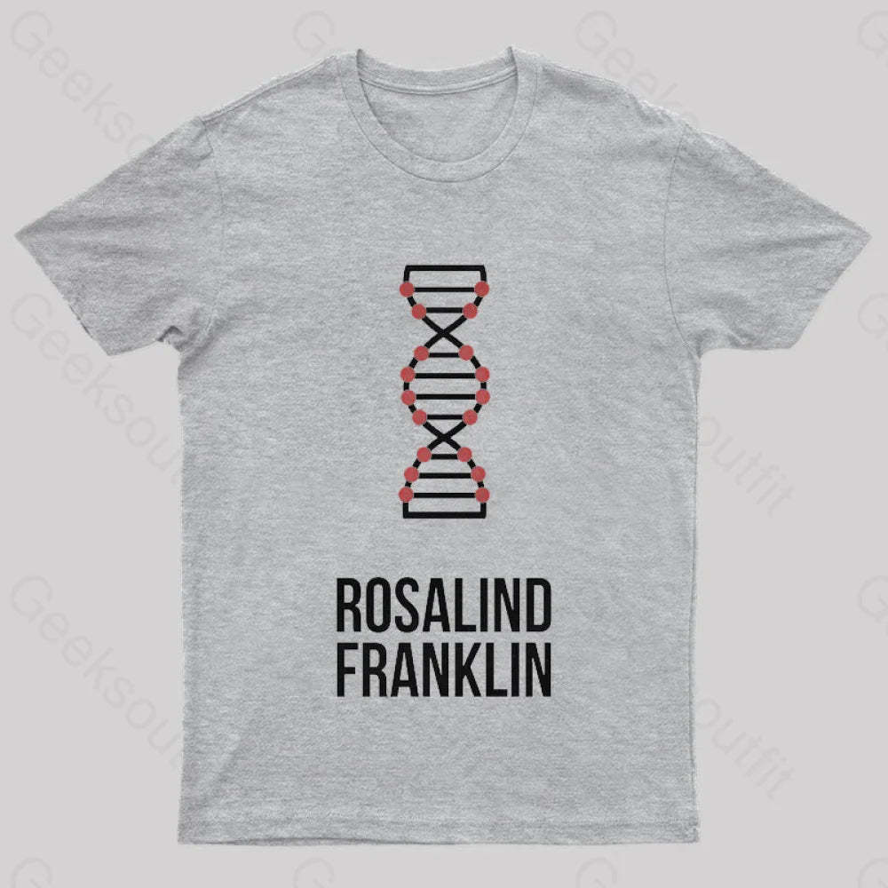 Rosalind Franklin Nerd T-Shirt Grey / S