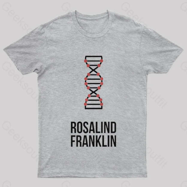 Rosalind Franklin Nerd T-Shirt Grey / S